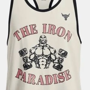 Under Armour UA Men's Project Rock Tank Iron Paradise